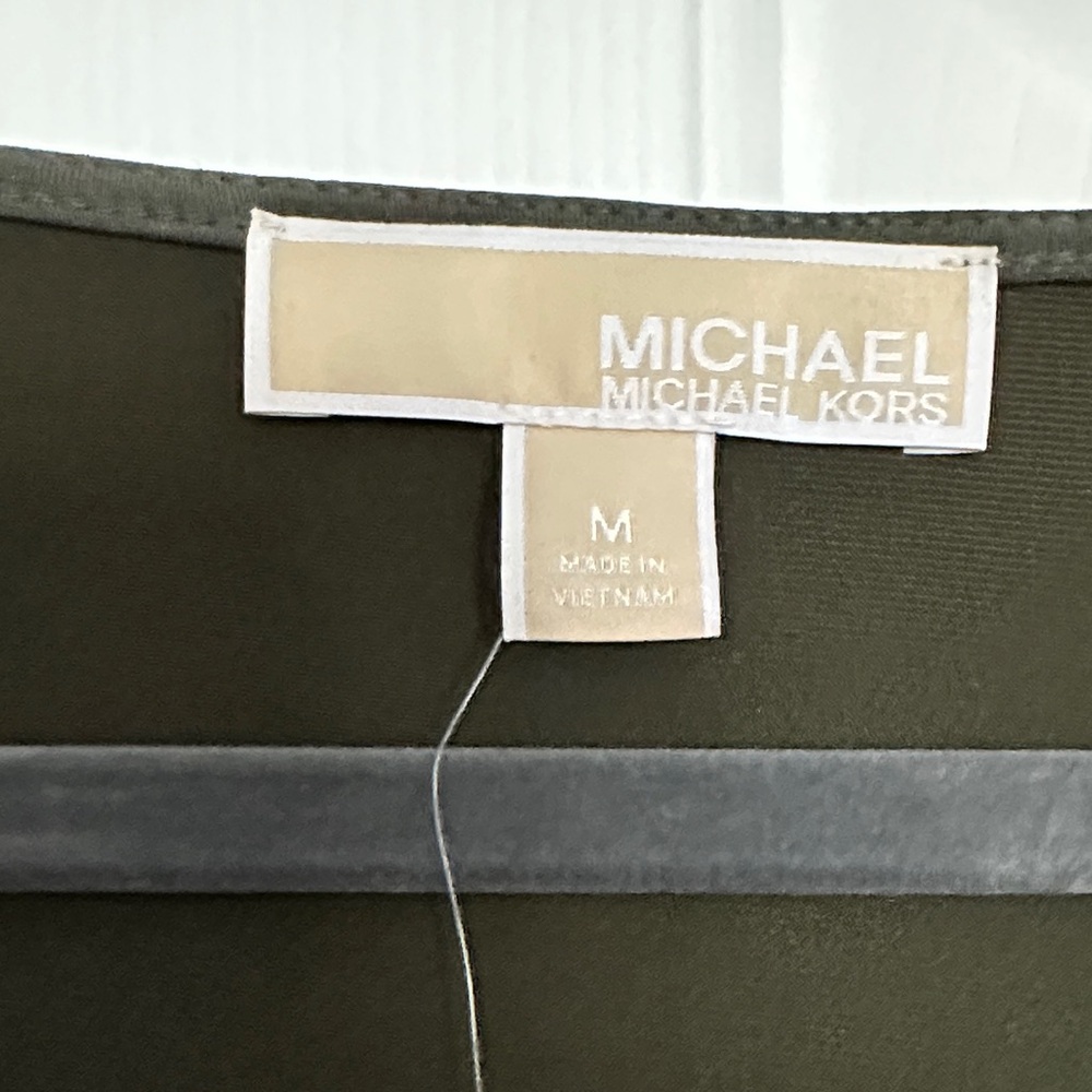 Michael Kors Olive V-Neck Tunic - Picture 2 of 5